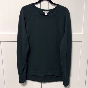 Athleta Coaster Luxe Recovery Sweatshirt Green Medium